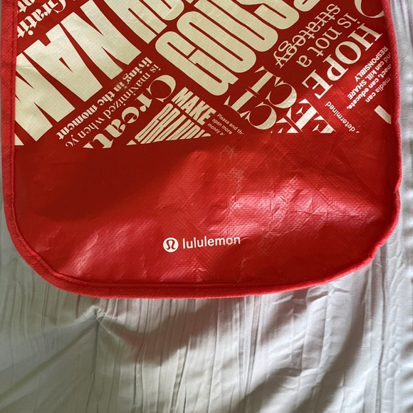Red Lululemon Reusable Bag - Picture 11 of 12